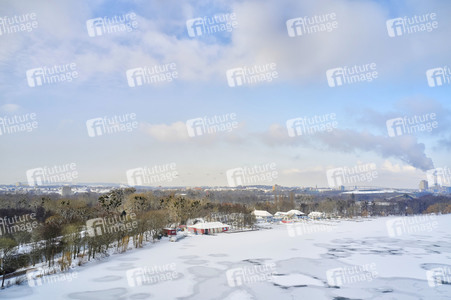 Luftbild vom Maschsee in Hannover