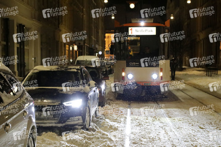 Wintereinbruch in Görlitz