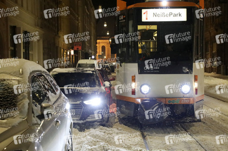 Wintereinbruch in Görlitz