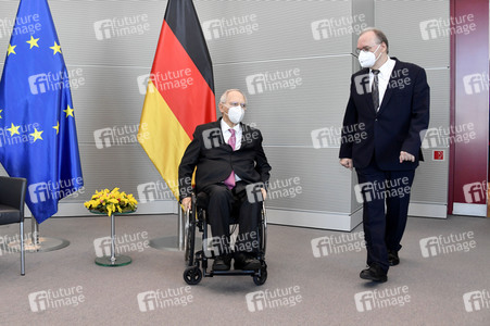 Antrittsbesuch von Bundesratspräsident Haseloff bei Bundestagspräsident Schäuble in Berlin