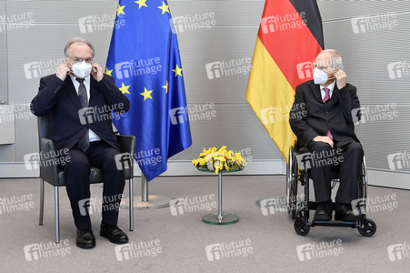 Antrittsbesuch von Bundesratspräsident Haseloff bei Bundestagspräsident Schäuble in Berlin