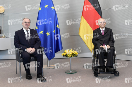 Antrittsbesuch von Bundesratspräsident Haseloff bei Bundestagspräsident Schäuble in Berlin