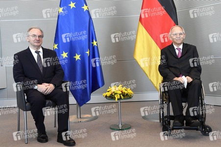Antrittsbesuch von Bundesratspräsident Haseloff bei Bundestagspräsident Schäuble in Berlin