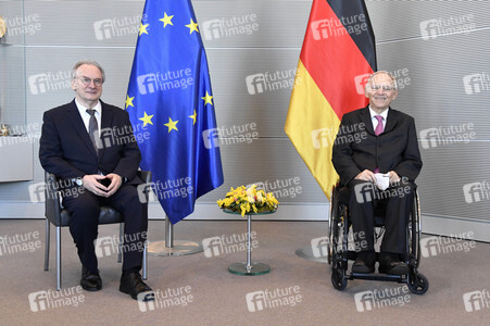 Antrittsbesuch von Bundesratspräsident Haseloff bei Bundestagspräsident Schäuble in Berlin