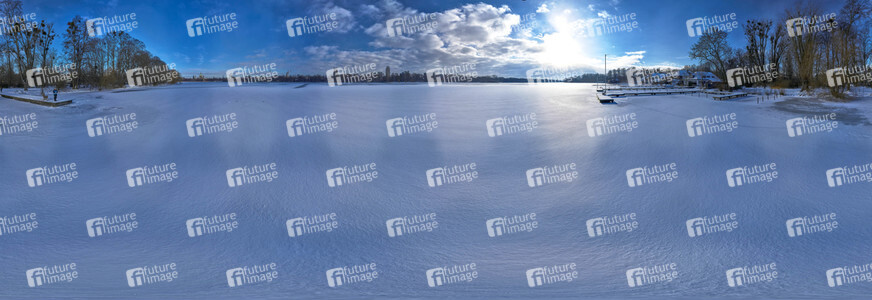 Luftbild vom Maschsee in Hannover