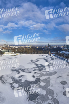 Luftbild vom Maschsee in Hannover