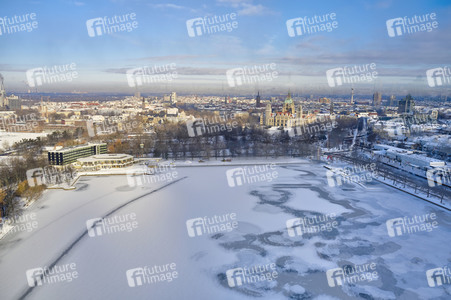 Luftbild vom Maschsee in Hannover