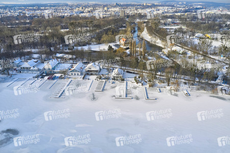 Luftbild vom Maschsee in Hannover