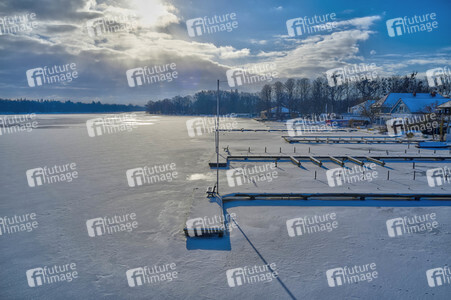 Luftbild vom Maschsee in Hannover