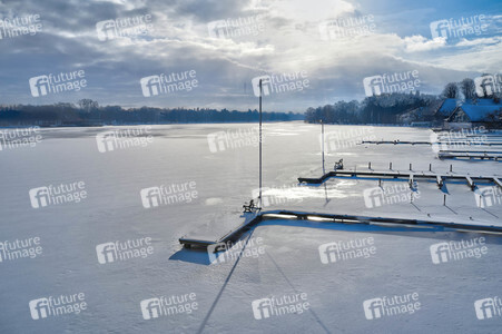 Luftbild vom Maschsee in Hannover