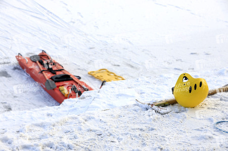 Feuerwehr-Übung Eisretten in Potsdam