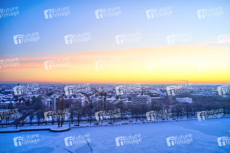 Sonnenaufgang am Maschsee in Hannover