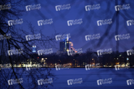 Sonnenaufgang am Maschsee in Hannover