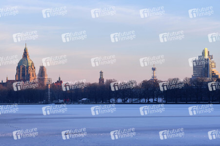 Sonnenaufgang am Maschsee in Hannover