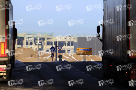 Baustelle der Tesla Gigafactory 4 in Grünheide