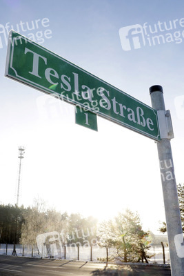 Baustelle der Tesla Gigafactory 4 in Grünheide