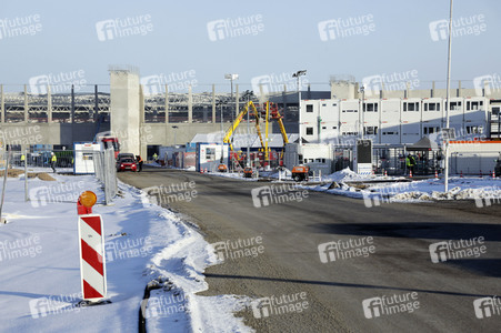 Baustelle der Tesla Gigafactory 4 in Grünheide