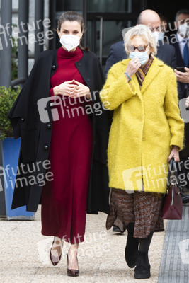 Königin Letizia besucht Ausstellung in Madrid
