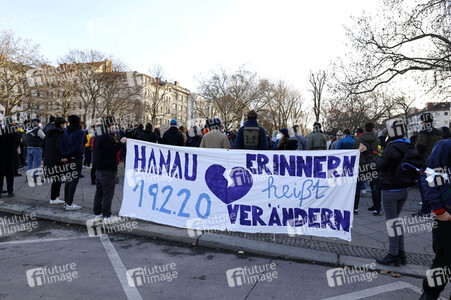 Gedenkveranstaltung am ersten Jahrestag des Anschlags in Hanau