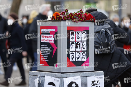 Gedenkveranstaltung am ersten Jahrestag des Anschlags in Hanau
