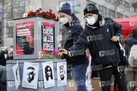 Gedenkveranstaltung am ersten Jahrestag des Anschlags in Hanau