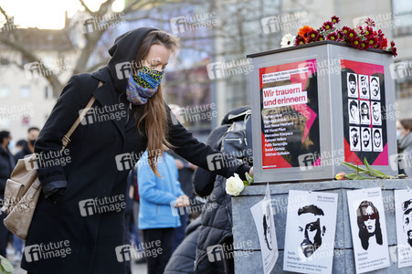 Gedenkveranstaltung am ersten Jahrestag des Anschlags in Hanau