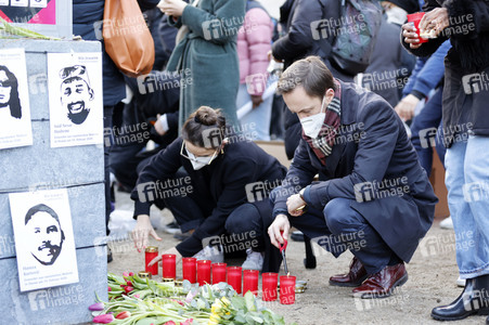 Gedenkveranstaltung am ersten Jahrestag des Anschlags in Hanau