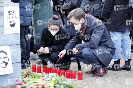 Gedenkveranstaltung am ersten Jahrestag des Anschlags in Hanau