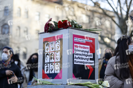 Gedenkveranstaltung am ersten Jahrestag des Anschlags in Hanau