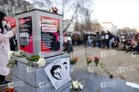 Gedenkveranstaltung am ersten Jahrestag des Anschlags in Hanau