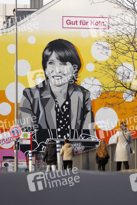 Henriette Reker Wandgemälde in Köln