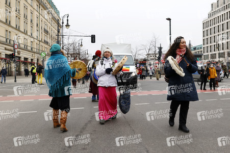 Multikultureller Frauenmarsch in Berlin