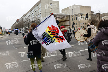 Multikultureller Frauenmarsch in Berlin