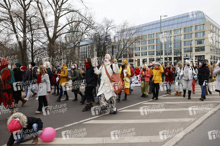 Multikultureller Frauenmarsch in Berlin