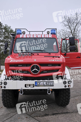 Übergabe eines Waldbrandlöschfahrzeuges an die Feuerwehr in Celle