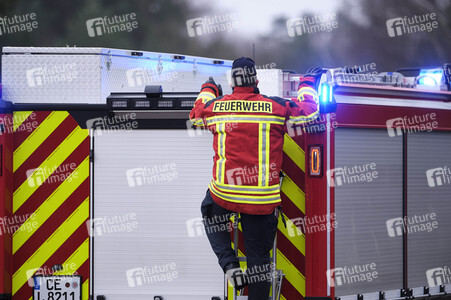 Übergabe eines Waldbrandlöschfahrzeuges an die Feuerwehr in Celle