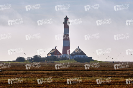 Leuchtturm Westerheversand bei Westerhever
