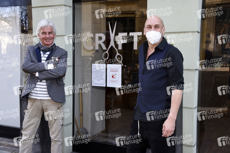Friseurbesuch von Frederic Meisner in München