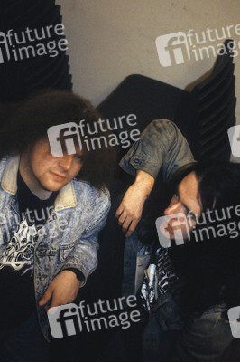 Photoshooting mit Napalm Death in London