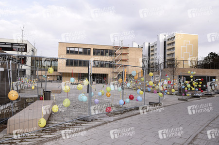 Luftballon-Aktion gegen Corona-Frust in Haar