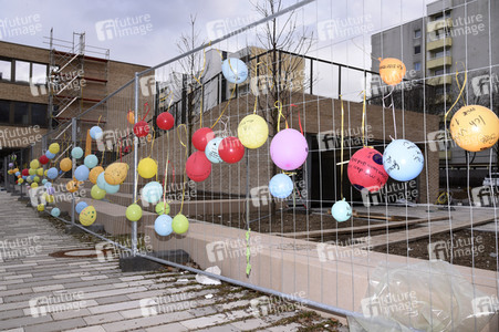 Luftballon-Aktion gegen Corona-Frust in Haar