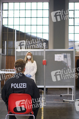 Priorisierte Impfung von Polizeibediensteten in Hannover
