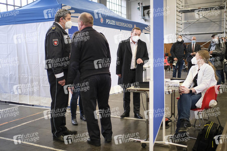 Priorisierte Impfung von Polizeibediensteten in Hannover
