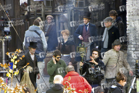 Dreharbeiten zum Kinofilm 'Der junge Karl Marx' in Görlitz