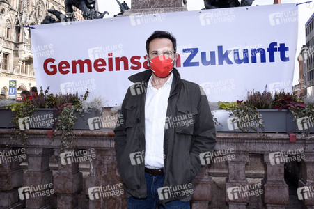 Protestaktion 'GemeinsamZukunft! Es reicht!' in München