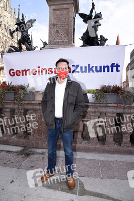 Protestaktion 'GemeinsamZukunft! Es reicht!' in München