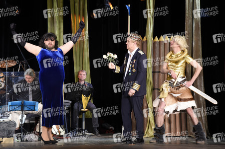 Generalprobe von 'Siegfried - Götterschweiß und Heldenblut' in Haar