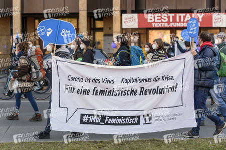 Weltfrauentag Demo in Nürnberg