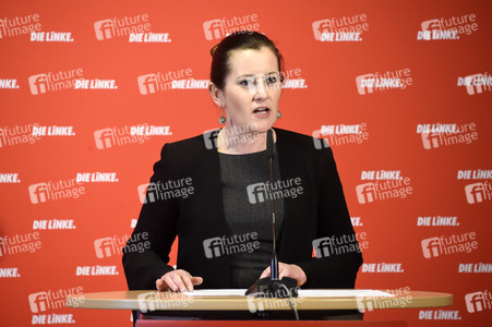 Pressekonferenz mit Janine Wissler in Berlin