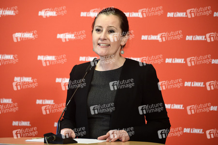 Pressekonferenz mit Janine Wissler in Berlin